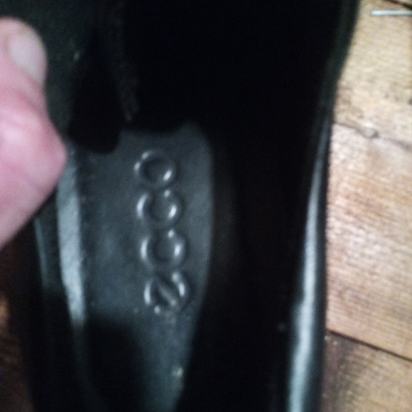 ECCO MENS BLACK DRESS SHOES SIZE 12 main image 5